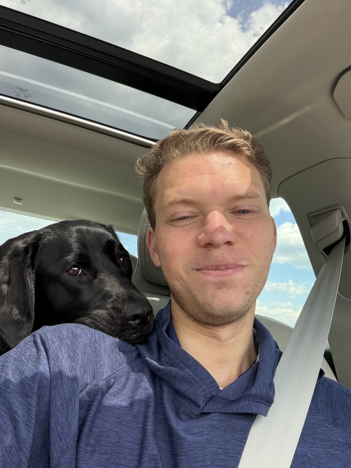 Max at home with Athena